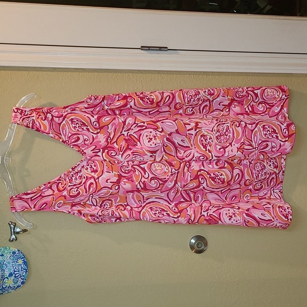 Lilly Pulitzer Pink Multi Floral Print Mini Dress - Picture 1 of 12